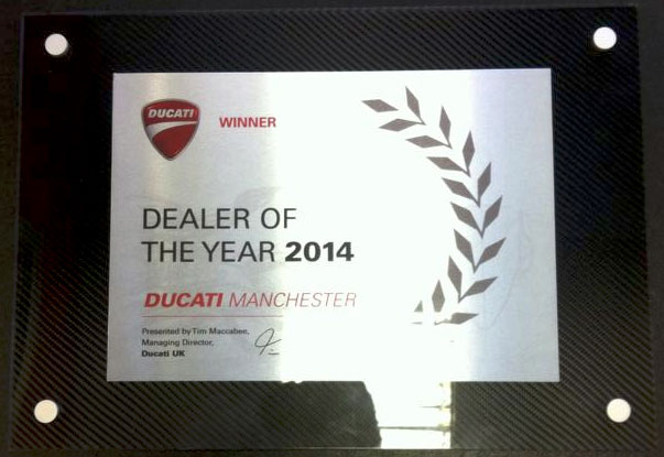 ducati dealer of the year award